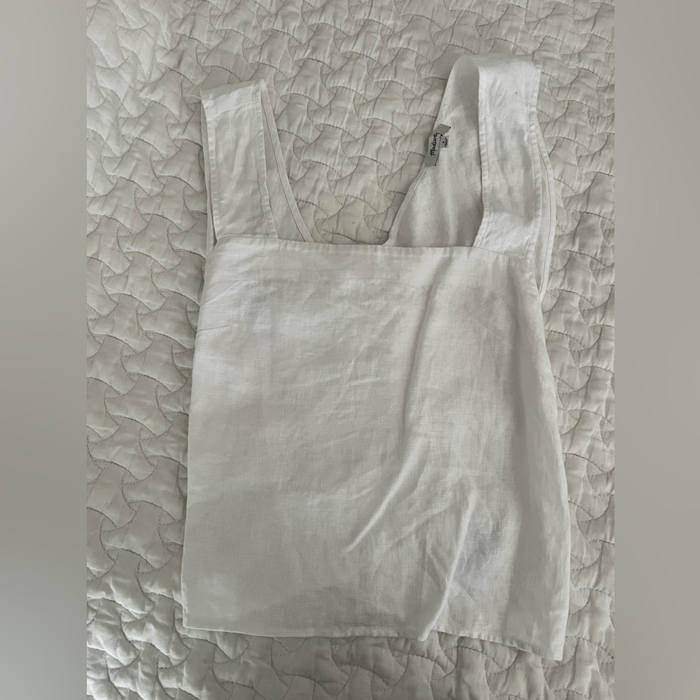 Madewell White Tank Top